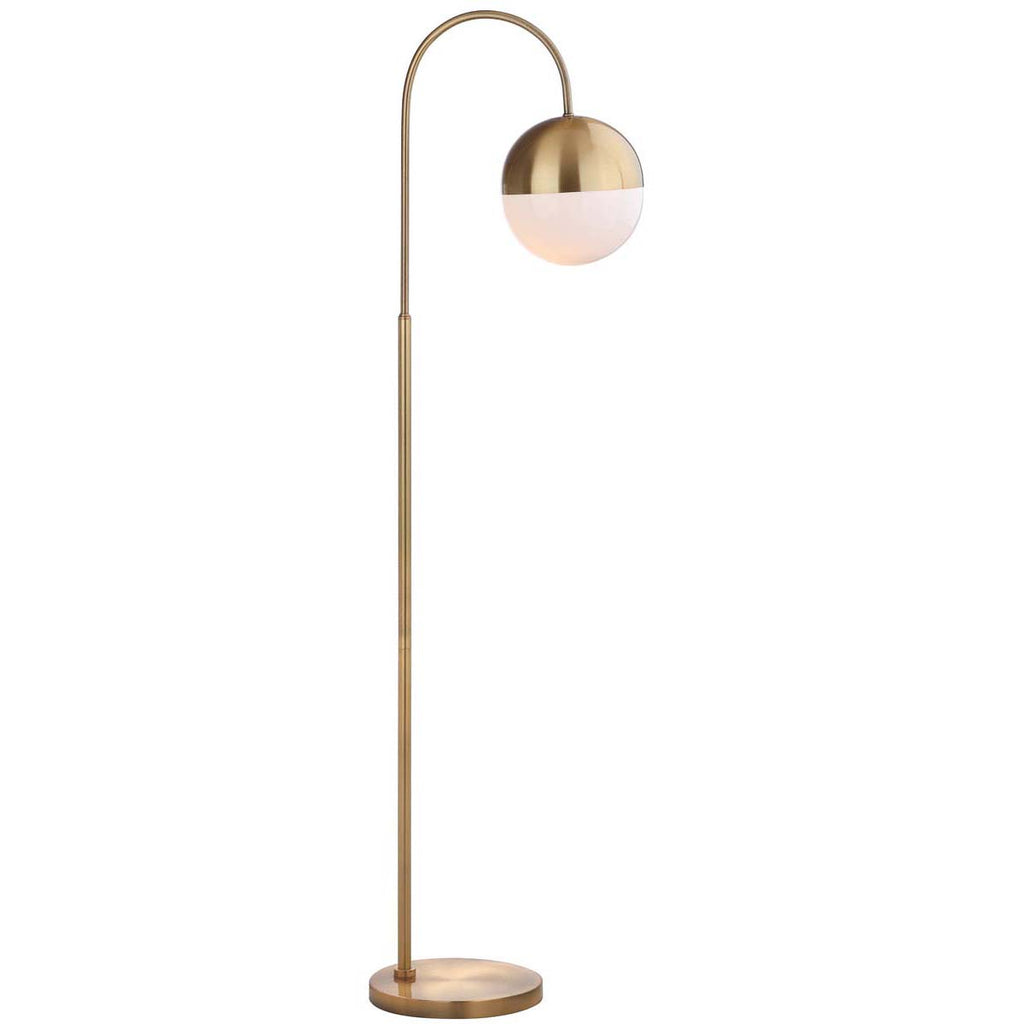 Safavieh Jonas 55.5 Inch H Floor Lamp-Brass Gold