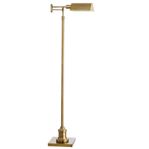 Safavieh Briggs Floor Lamp-Brass Gold