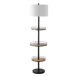 Safavieh Bello Floor Lamp-Matte Black