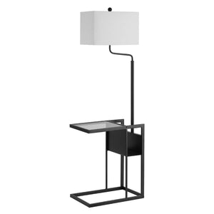 Safavieh Janson Floor Lamp-Matte Black