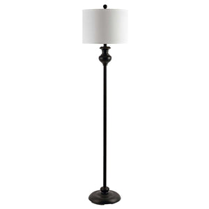 Safavieh Erlan Floor Lamp-Antique Black