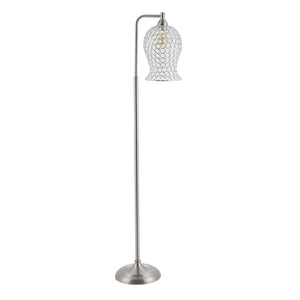 Safavieh Izzy Iron Floor Lamp -Nickel