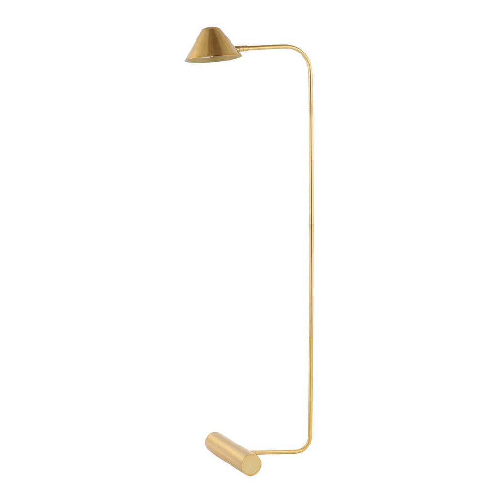 Safavieh Laverne Floor Lamp - Brass Gold