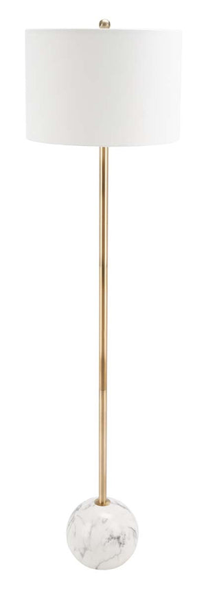 Safavieh Kyrene Floor Lamp - White Marble