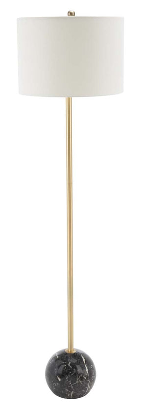 Safavieh Kyrene Floor Lamp - Black Marble