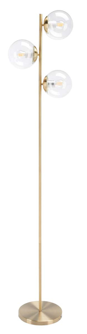 Safavieh Niobe Floor Lamp - Antique Gold