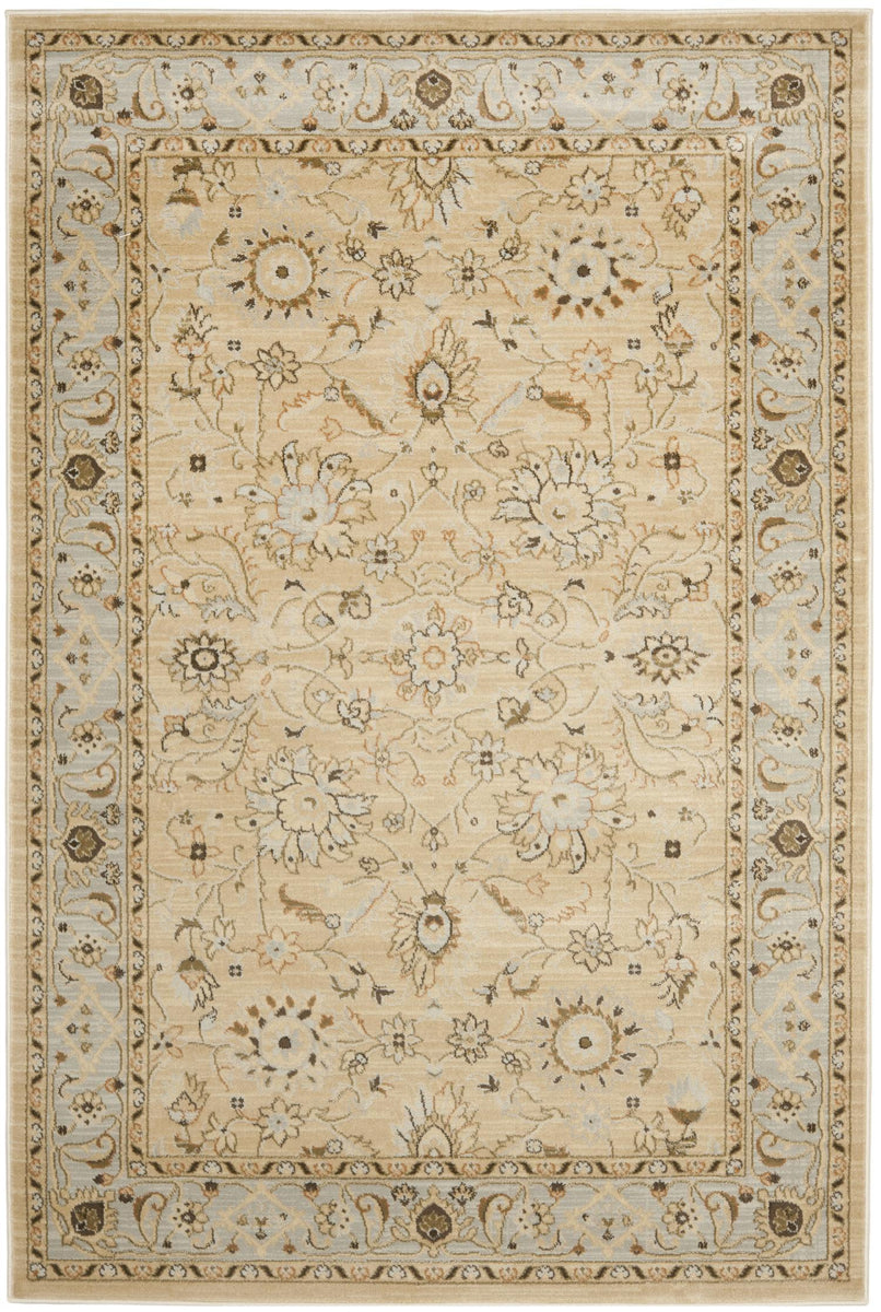 Soft & Sophisticated Area Rug, FLR125-1280, 160 X 230 cm in Ivory / Gr