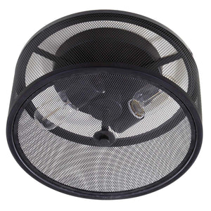 Safavieh Albina Flush Mount-Black