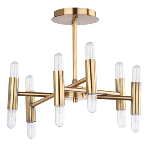 Safavieh Fidelma Flush Mount-Gold