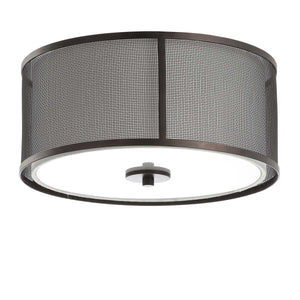 Safavieh Layne Flush Mount-Dark Grey/White