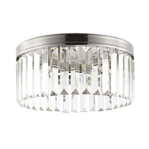 Safavieh Ruslen Flush Mount - Brushed Nickel