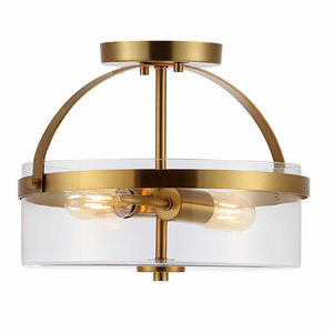 Safavieh Nensor Flush Mount - Brass