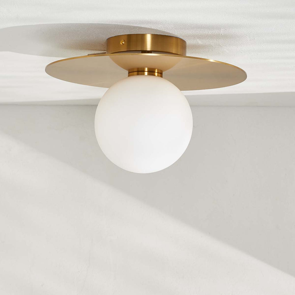 Safavieh Finlay Flush Mount - Painted Gold