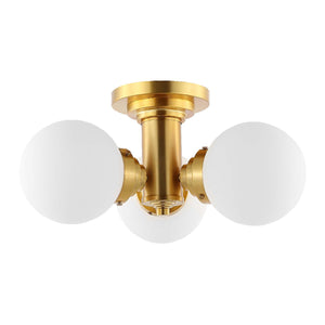 Elenna Flush Mount - Gold | Safavieh - FLU4077A
