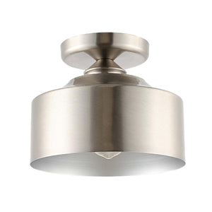 Safavieh Fenton Flush Mount - Brushed Nickel