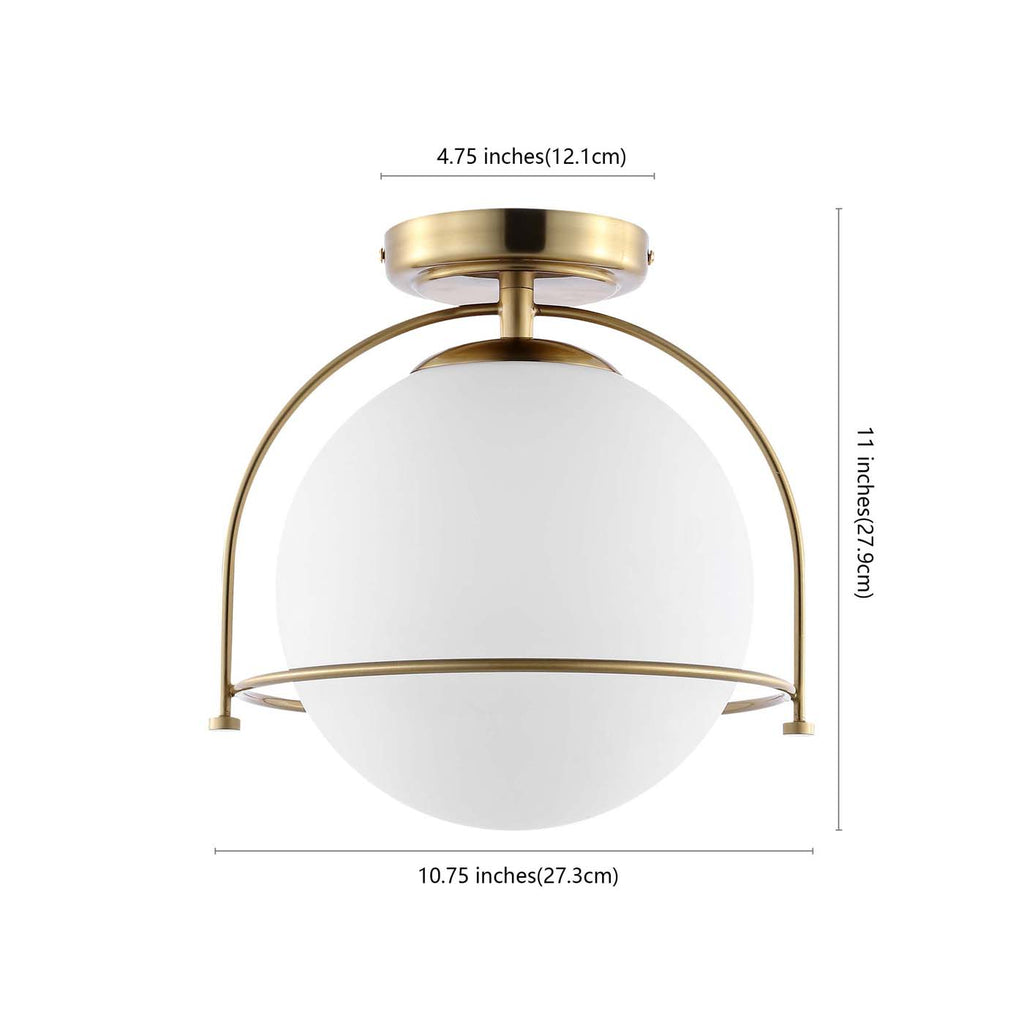 Safavieh Valise Flush Mount - Gold