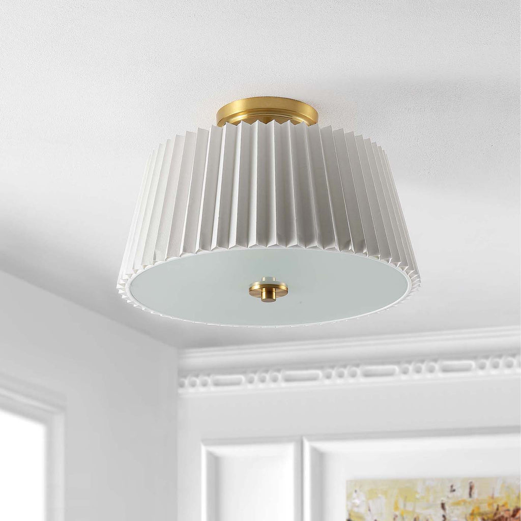 Safavieh Larlon Flush Mount - White