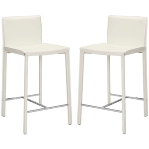 Safavieh Jason 24 Counter Stool - White (Set of 2)