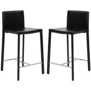 Safavieh Jason 24 Counter Stool - Black (Set of 2)