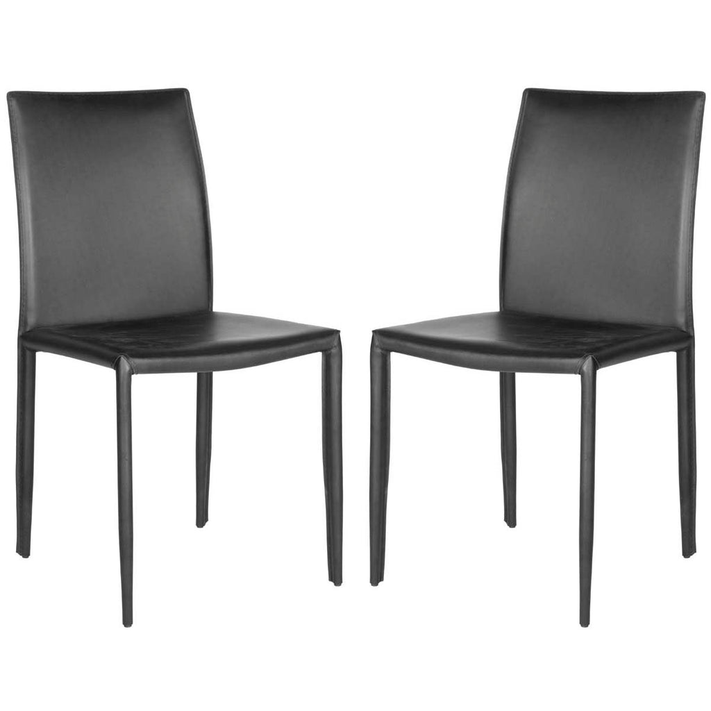 Safavieh Karna 19''H Dining Chair-Black (Set of 2)