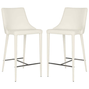 Safavieh Summerset Counter Stool - White (Set of 2)