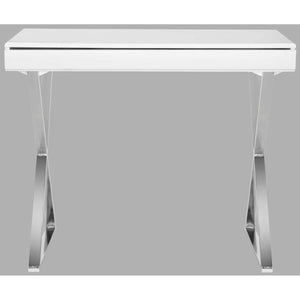 Safavieh Gordon Desk - White/Chrome