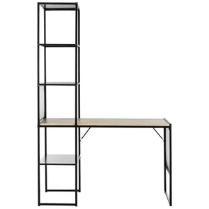 Safavieh Aba 46''W Corner Writing Desk W/ Storage - Black