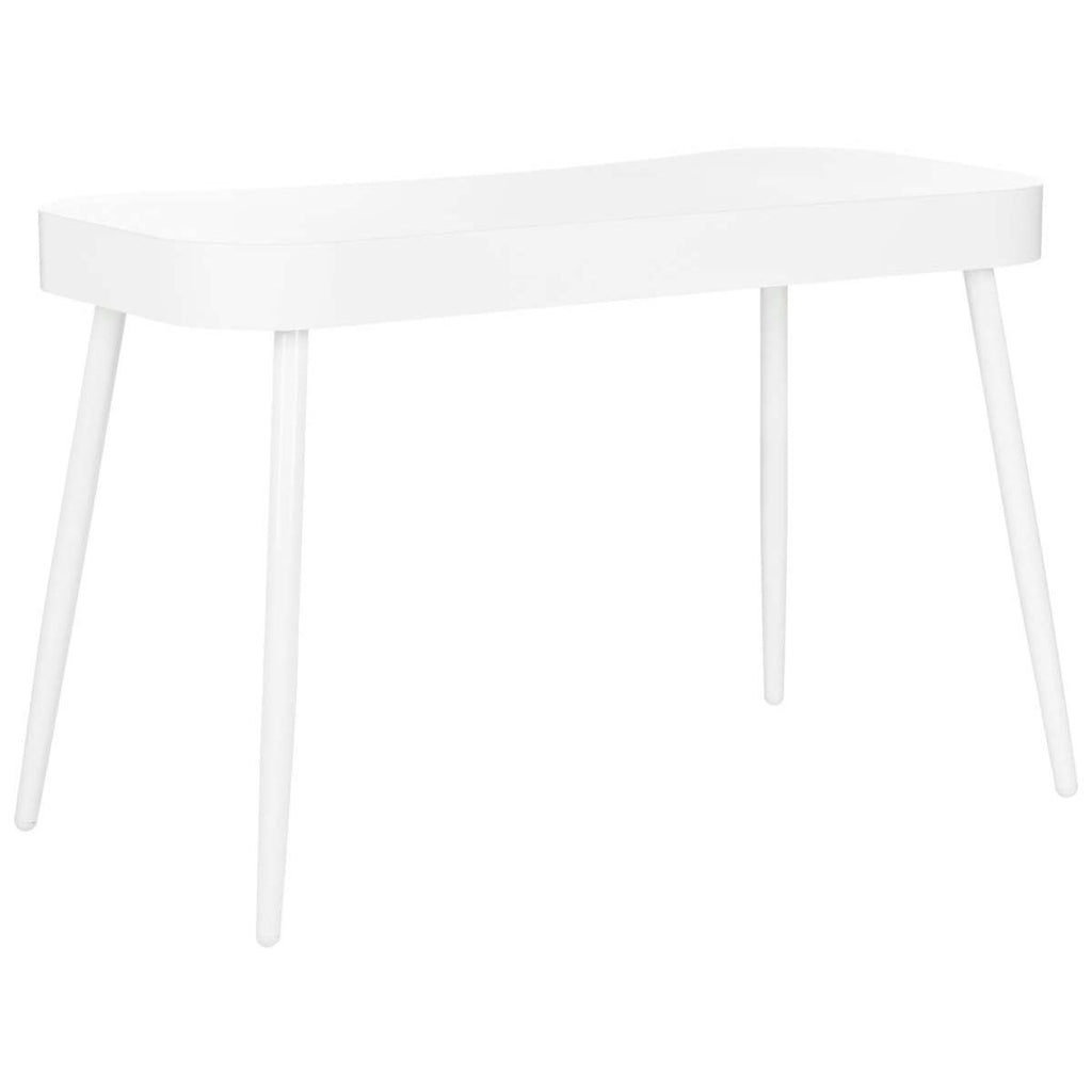 Safavieh Madan Mid Century Scandinavian One Drawer Desk - White
