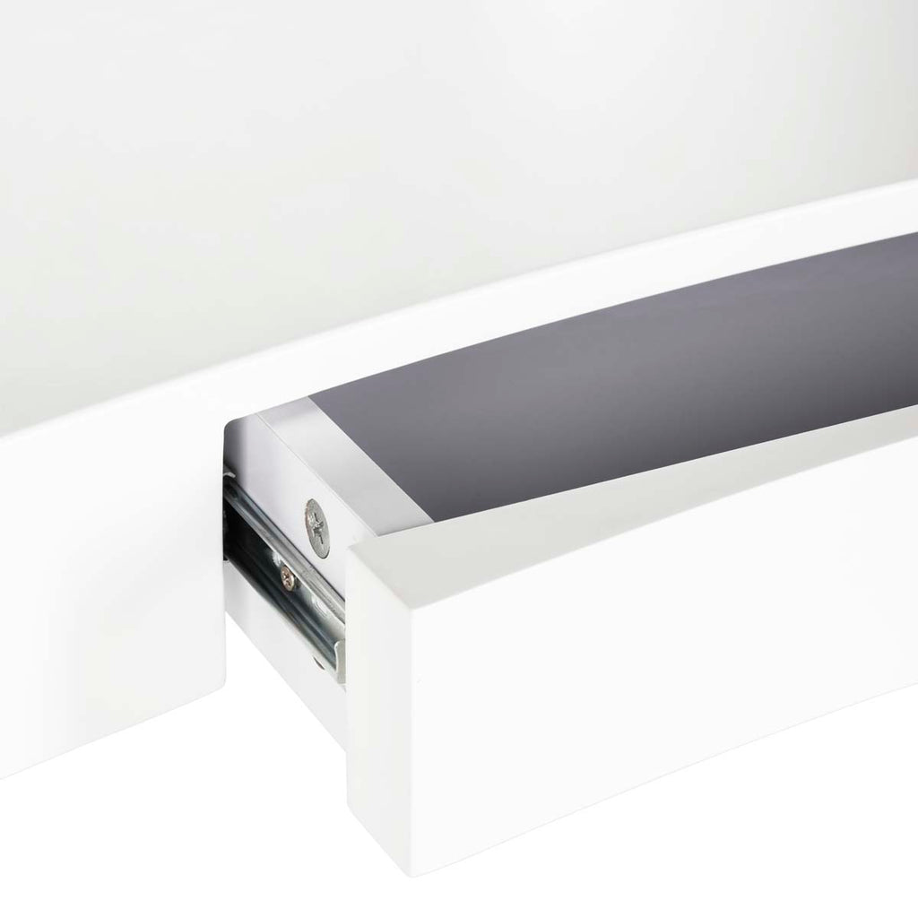 Safavieh Madan Mid Century Scandinavian One Drawer Desk - White