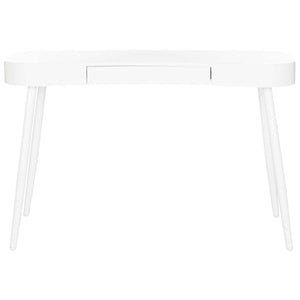 Safavieh Madan Mid Century Scandinavian One Drawer Desk - White