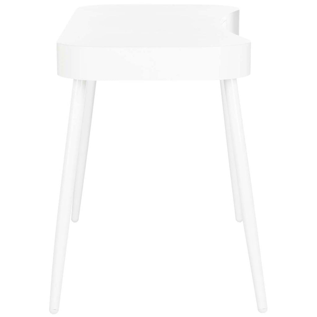 Safavieh Madan Mid Century Scandinavian One Drawer Desk - White