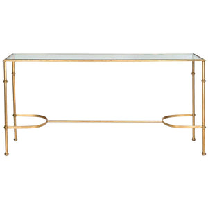 Safavieh Lucille Console - Gold/Glass