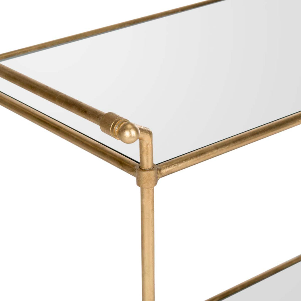 Safavieh Felicity Bar Cart - Gold/Mirror