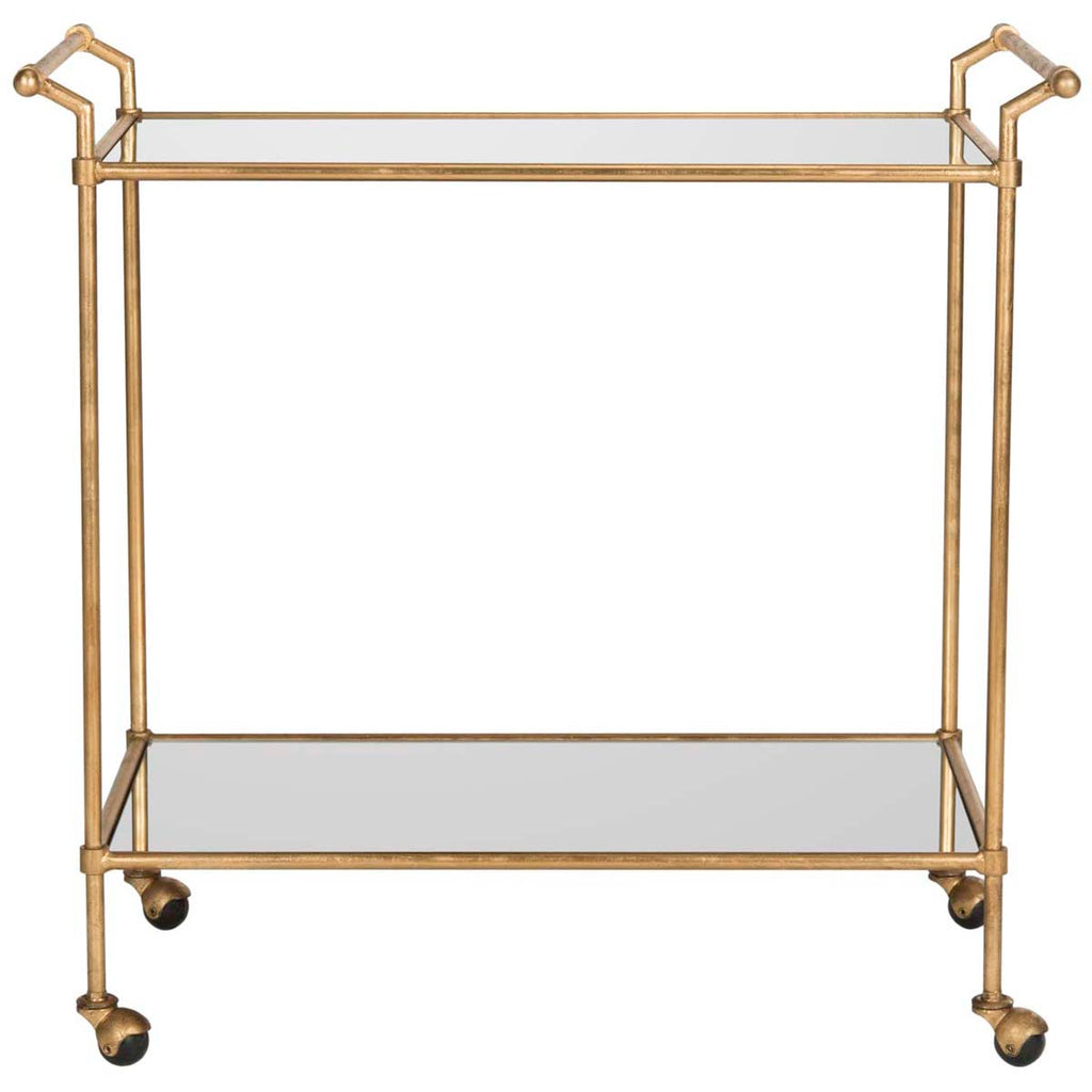 Safavieh Felicity Bar Cart - Gold/Mirror