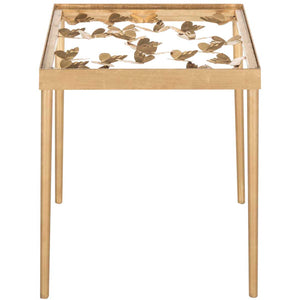 Safavieh Rosalia Butterfly Side Table - Gold