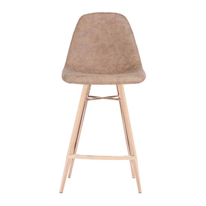Safavieh Mathison Counter Stool - Brown/Copper