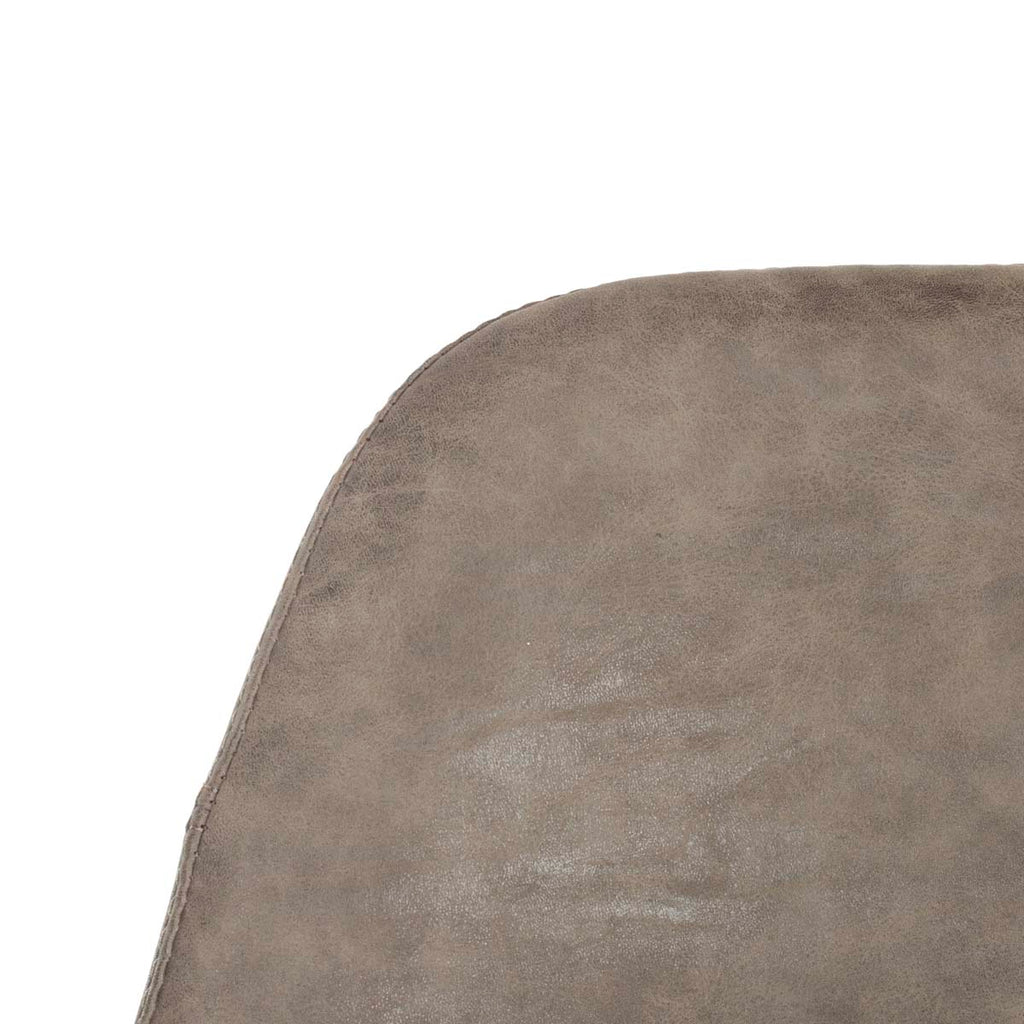 Safavieh Mathison Counter Stool - Taupe/Copper