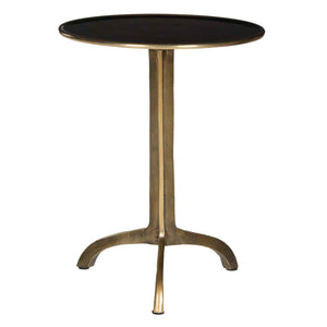Safavieh Brent Accent Table - Antique Brass/Aluminum