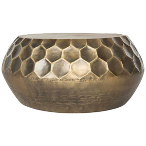 Safavieh Roxanna Coffee Table - Antique Brass
