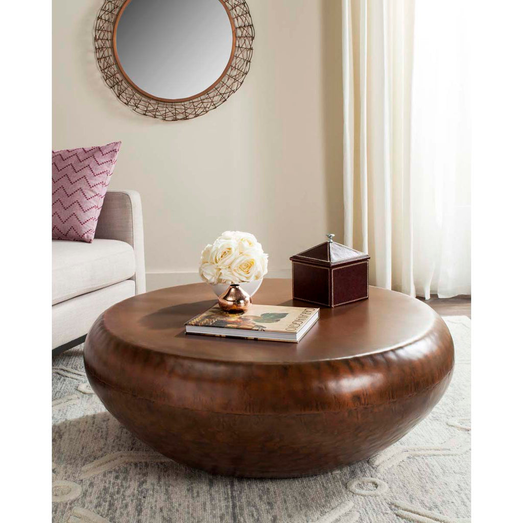 Safavieh Patience Coffee Table - Copper