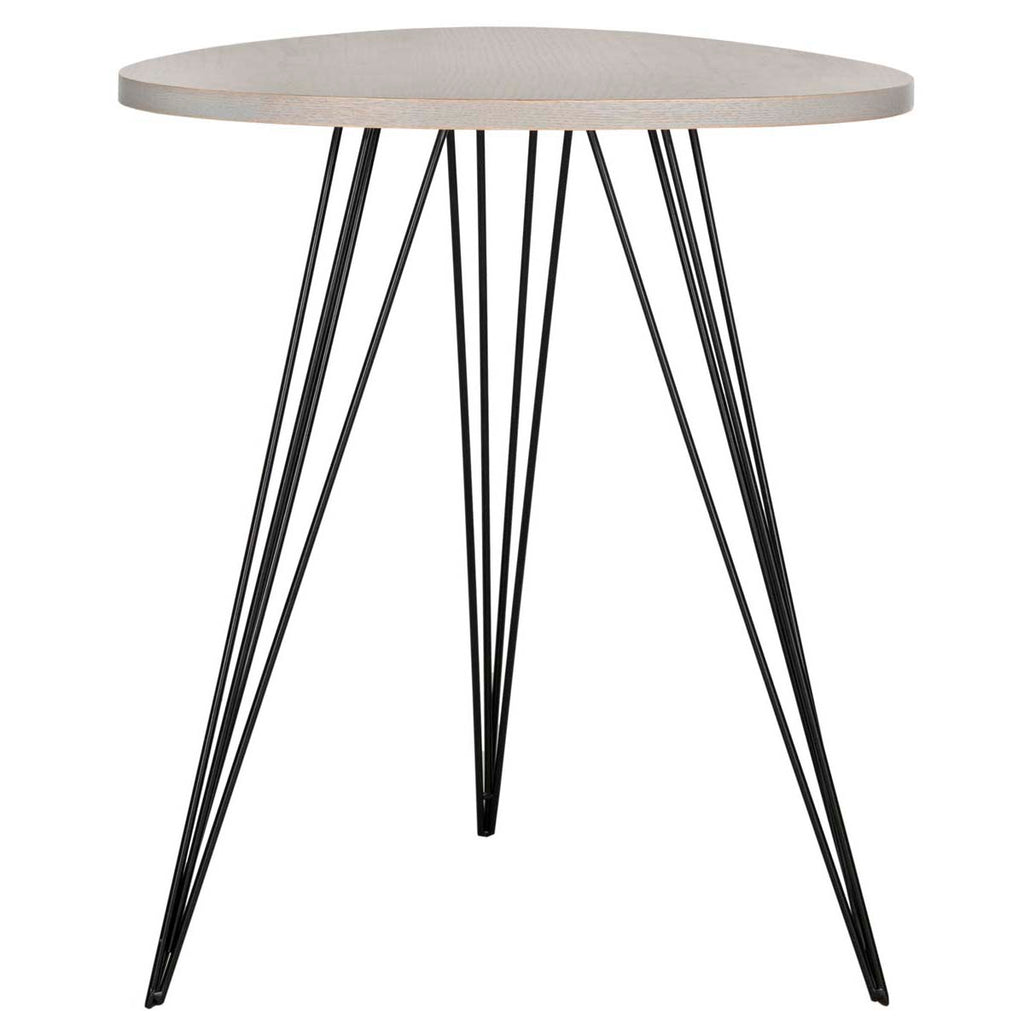 Safavieh Wolcott Retro Mid Century Wood Side Table - Grey/Black