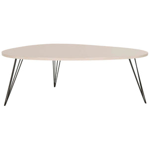 Safavieh Wynton Retro Mid Century Lacquer Coffee Table - Taupe/Black