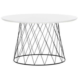Safavieh Roe Retro Mid Century Lacquer Coffee Table - White