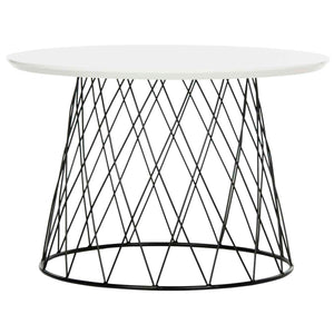 Safavieh Roper Retro Mid Century Lacquer End Table - Lacquer White