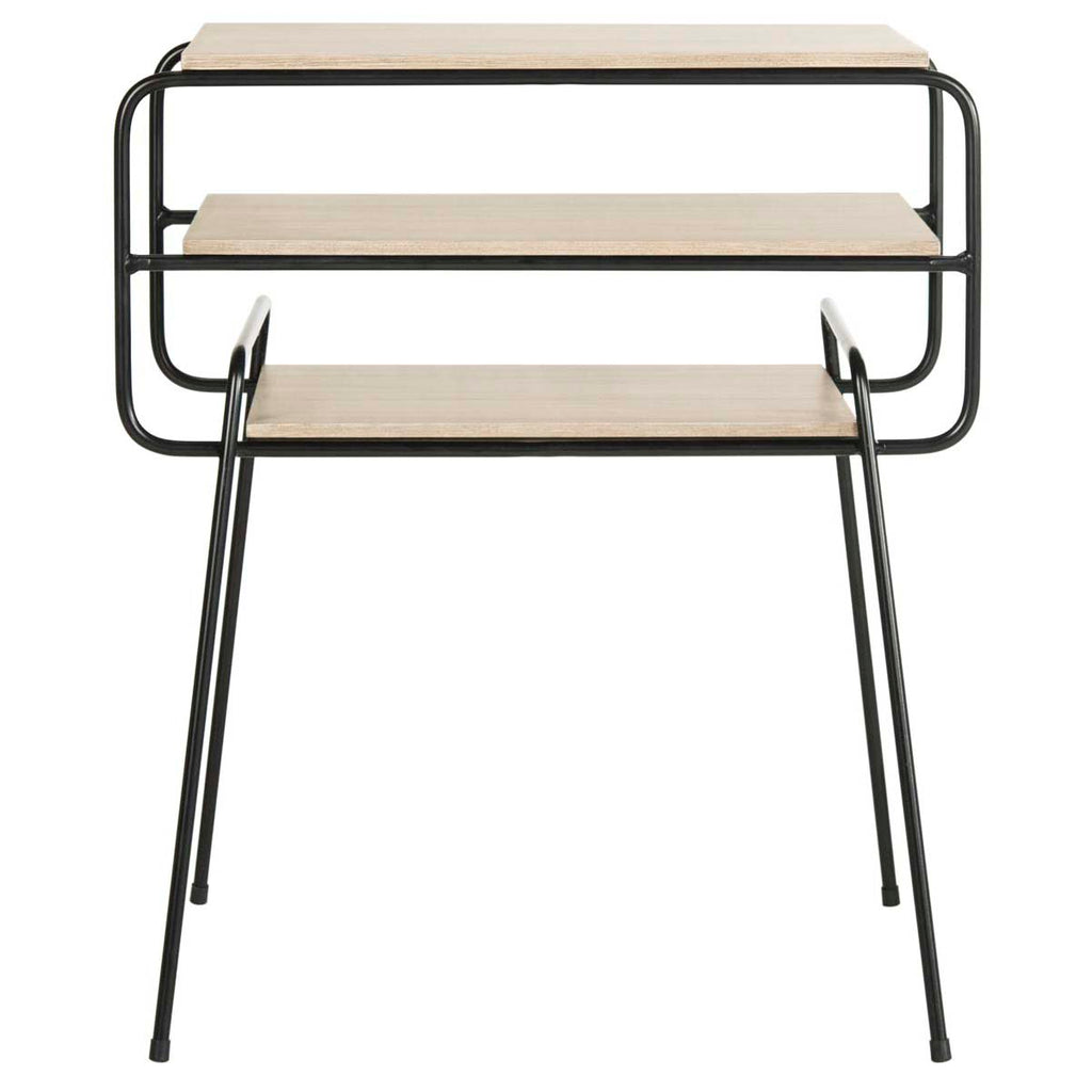 Safavieh Marcel Retro Mid Century Three Tier End Table - Light Grey