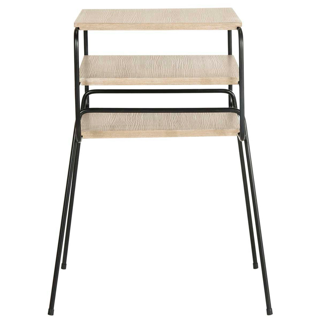 Safavieh Marcel Retro Mid Century Three Tier End Table - Light Grey