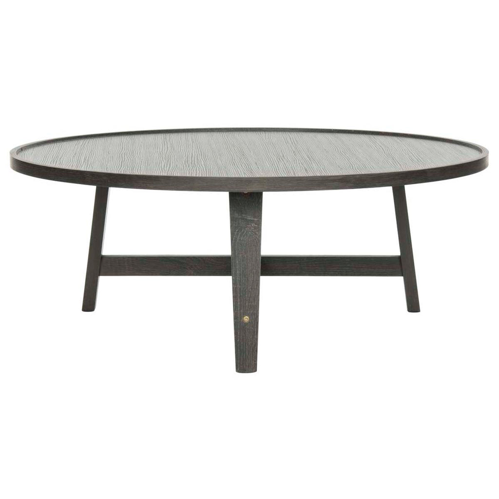 Safavieh Malone Retro Mid Century Wood Coffee Table - Dark Grey