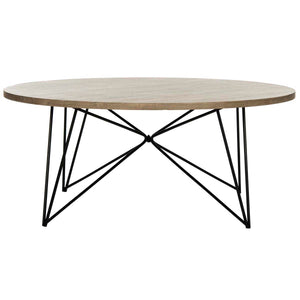 Safavieh Maris Retro Mid Century Wood Coffee Table - Light Brown
