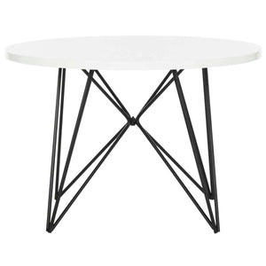 Safavieh Vida Retro Mid Century Lacquer End Table - Lacquer White