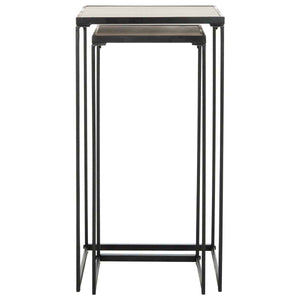Safavieh Callia Retro Mid Century Wood Stacking End Table - Light Brown